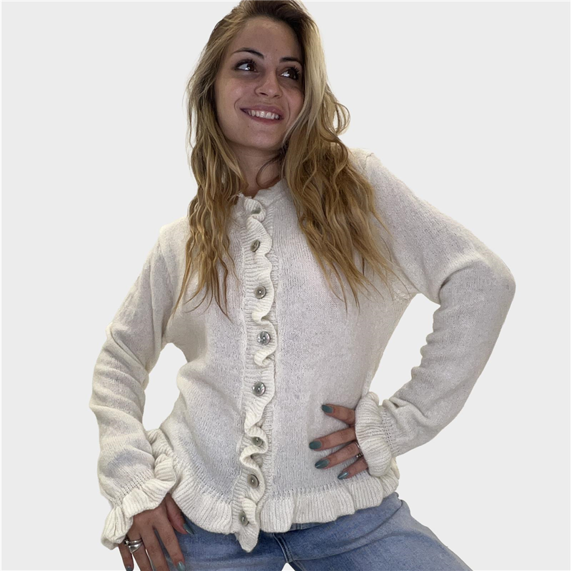cardigan con arricciature france